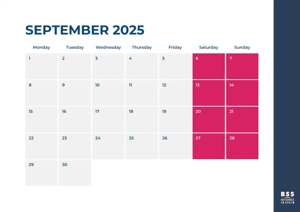 September calendar 2025